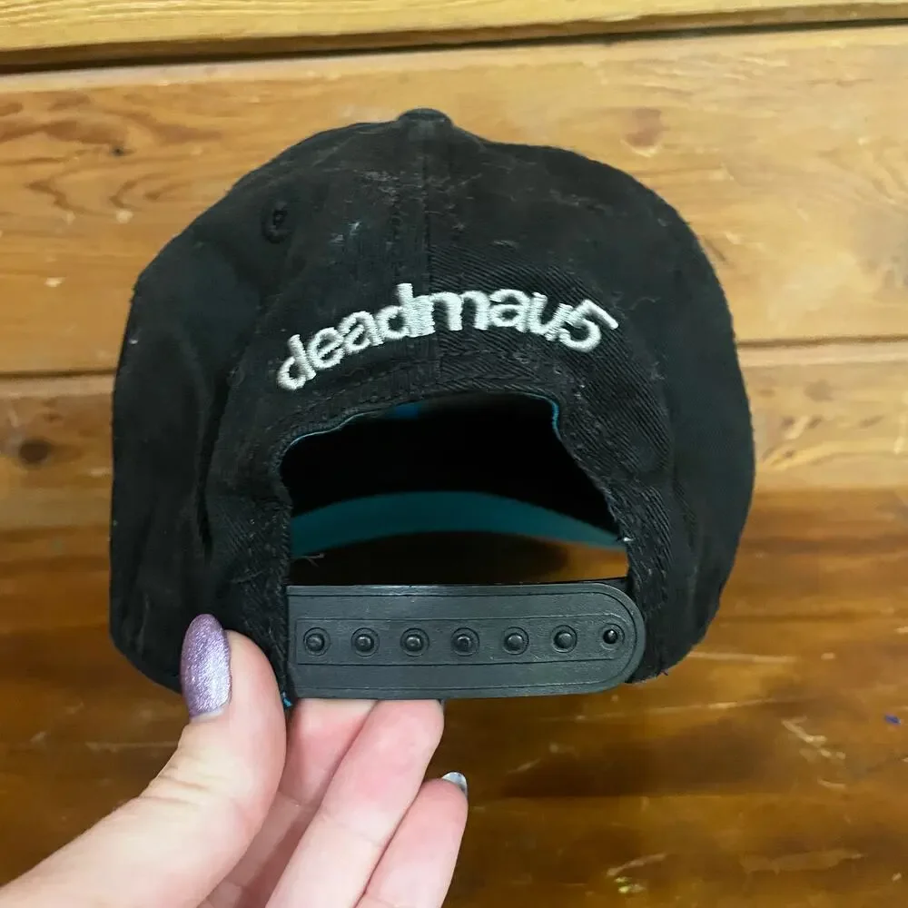 Deadmau5 Snapback Adjustable Hat Blue And Black